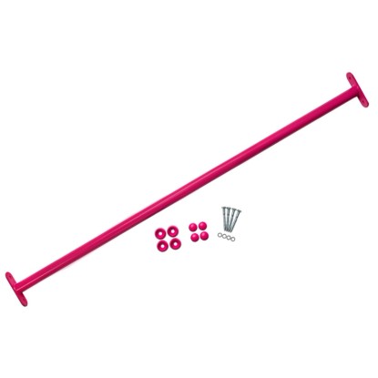 4IQ Drążek metalowy różowy dł. 125 cm, fi 32 mm