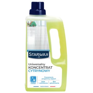 Starwax uniwersalny koncentrat cytrynowy do mycia i pielęgnacji, pozostawia przyjemny zapach.