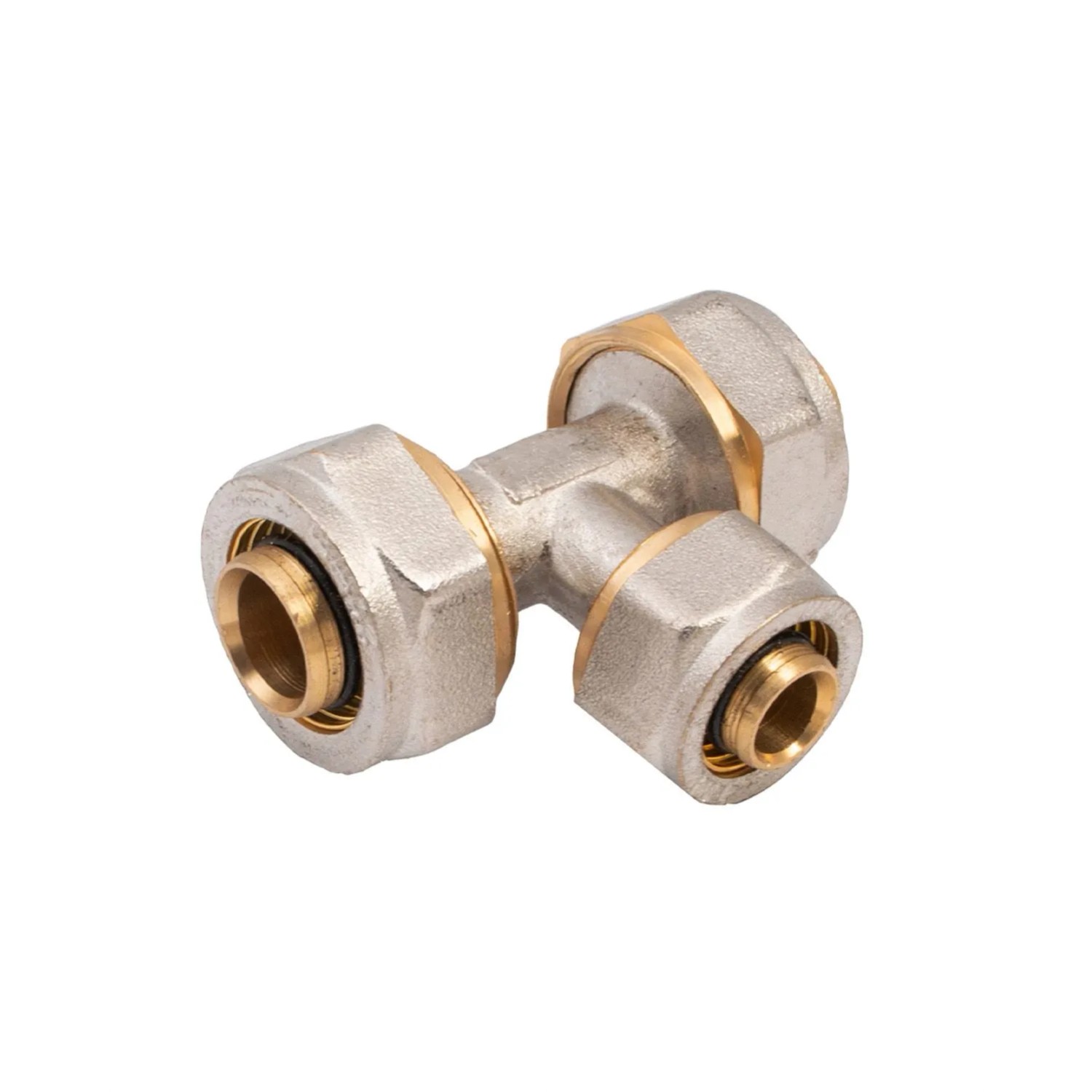 Idmar Trójnik gwint wewnętrzny 16 mm x 1/2" x 16 mm - wkład aluminiowy