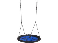 Siedzisko bocianie gniazdo niebieski/czarny - 6 x 98 x 98 cm Siedzisko bocianie gniazdo niebieski/czarny - 6 x 98 x 98 cm