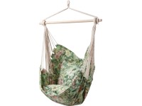 Fotel wiszący LYTTON z poduszką kwiaty - 90 x 135 cm Fotel wiszący LYTTON z poduszką kwiaty - 90 x 135 cm