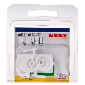 Akcesoria do karniszy Gardinia: Ślizgacze i akcesoria w blistrze.