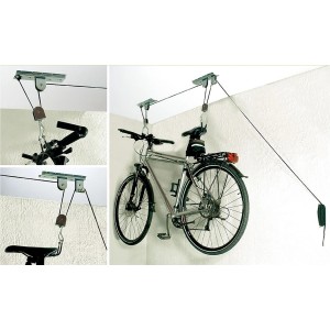 t.b.t. Podnośnik rowerowy do montażu sufitowego dla oszczędności miejsca.