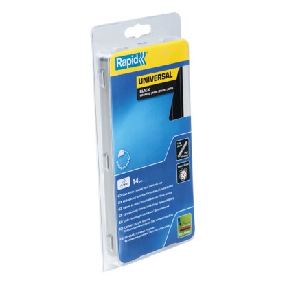 Rapid Klej uniwersalny 11-12 mm 250 g czarny
