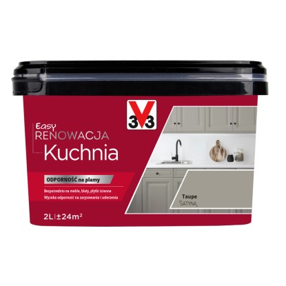 V33 Farba Easy Renowacja Kuchnia taupe 2l