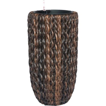 Donica z nawodnieniem Chestnut okrągła - 39 x 77 cm