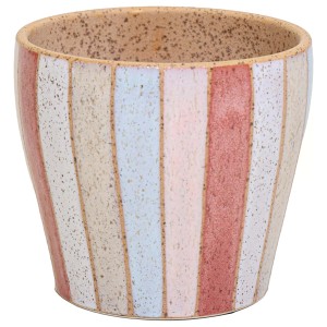 t.b.t. doniczka w kolorowe paski do roślin domowych.