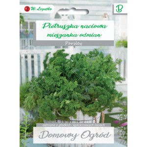 Opakowanie nasion pietruszki 'Mix' do ogrodu. Zielona, kędzierzawa pietruszka.