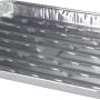 Prostokątna aluminiowa tacka do grillowania, akcesoria do grilla.