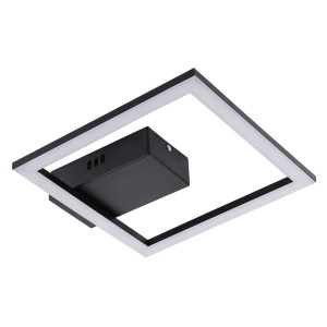 Goldlux Lampa sufitowa LED RITA 14W 4000K 1800lm 25x25 cm czarna