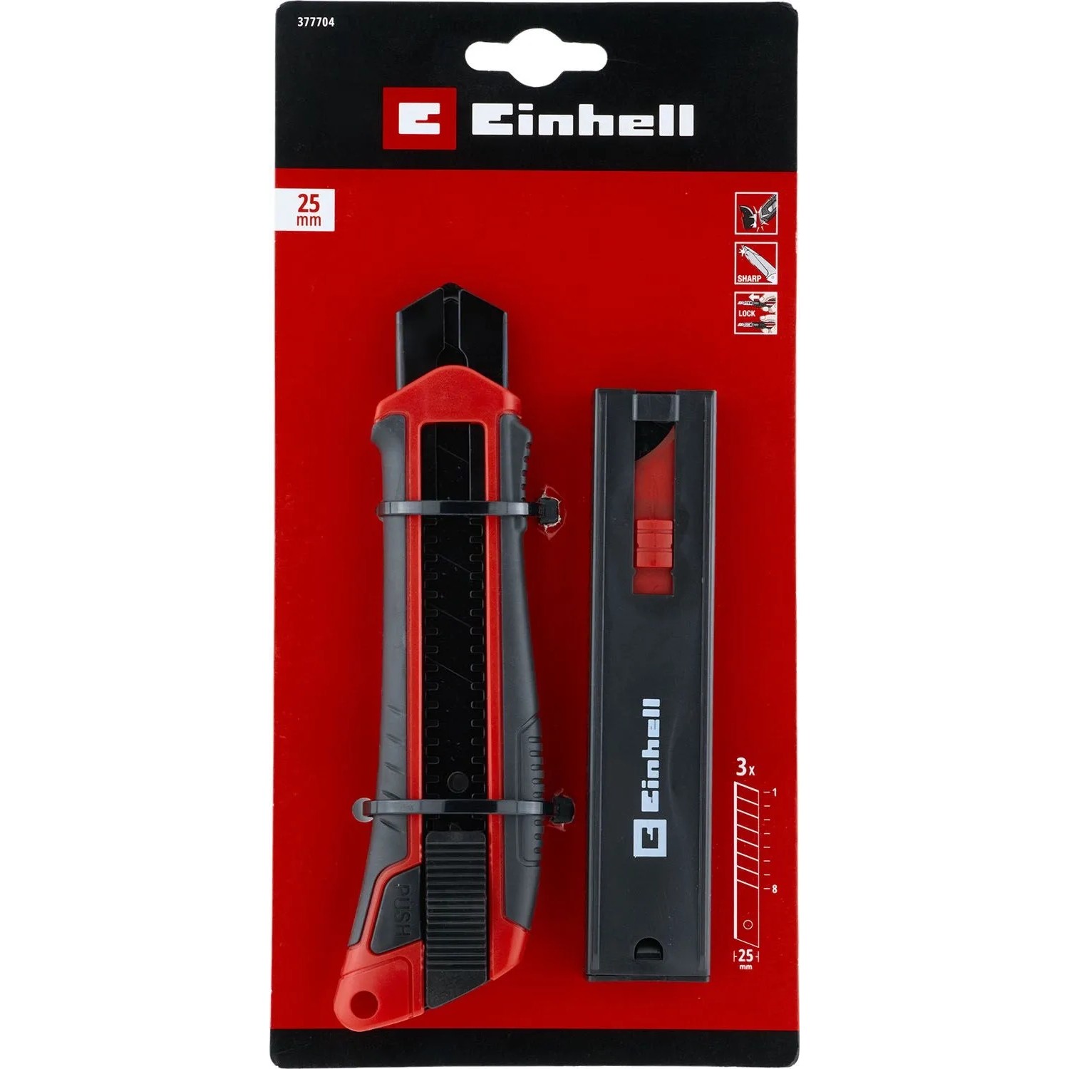 Einhell Nóż z ostrzem łamanym 25 mm