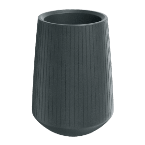 Prosperplast Donica Coro Ethick Round Bowl grafitowa - 40x40x53 cm