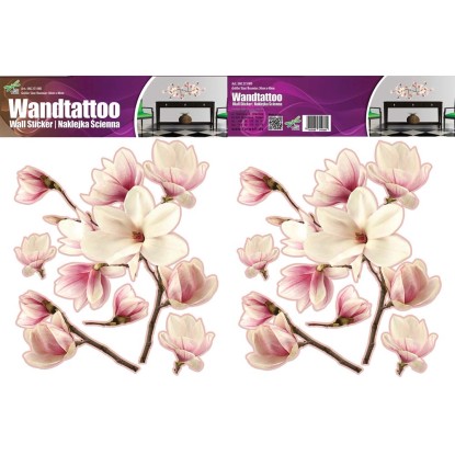Naklejka KWIAT MAGNOLII 2 szt. 30x40 cm