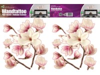 Naklejka KWIAT MAGNOLII 2 szt. 30x40 cm Naklejka KWIAT MAGNOLII 2 szt. 30x40 cm