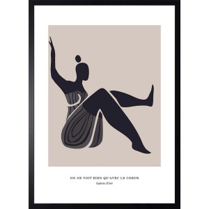 ARS LONGA Obraz WOMAN SHAPE no.2 53 x 73 cm