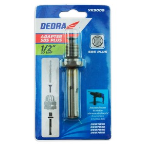 Adapter DEDRA SDS Plus 1/2 cala do wiertarek, akcesoria.