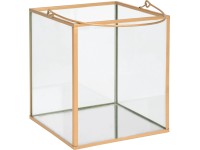 Lampion szklany Square 13 x 13 X 35 cm