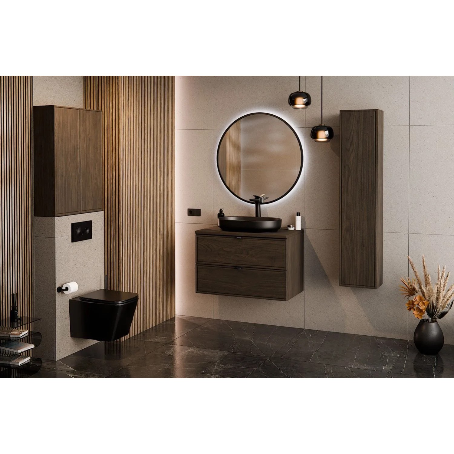 Slupek Terra orzech Villa 1D 140 cm 30x26x140_8