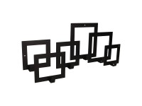 Gamet Wieszak ścienny czarny kwadraty 530 mm Gamet Wieszak ścienny czarny kwadraty 530 mm
