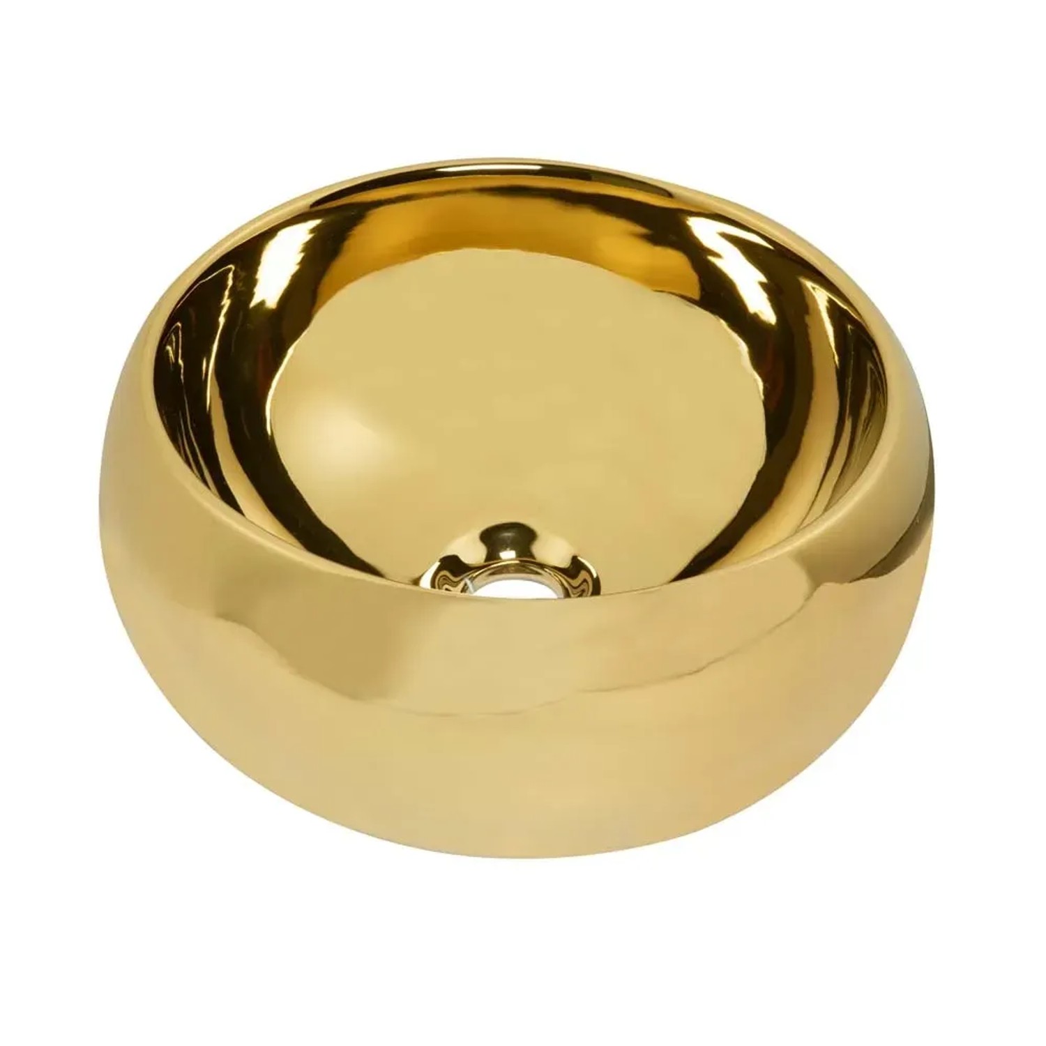 Kerra Umywalka nablat. nablatowa ceramiczna złota