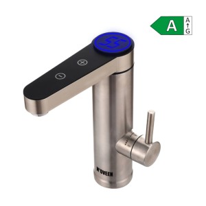 Noveen Przepływowy podgrzewacz wody inox nablatowy dotykowy