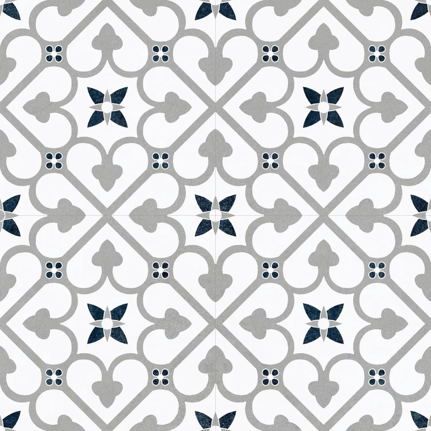 Gres szkliwiony Brighton Grey patchwork 45 x 45 cm