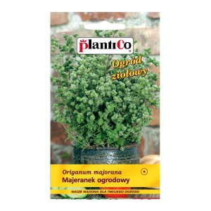 Zdjęcie opakowania nasion majeranku (Origanum majorana) z kategorii Nasiona ziół.
