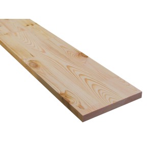 Jasny panel drewniany na parapet, zbliżenie na słoje drewna.