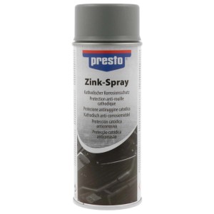 Presto Spray cynkowy szary 400ml do ochrony metali przed korozją.