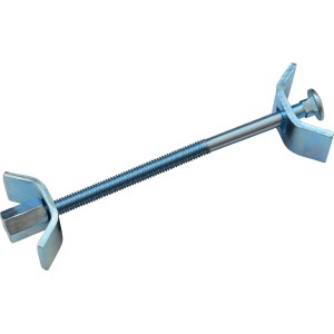 Metalowy element z gwintowanym prętem do mebli, kategoria: Inne akcesoria meblowe.