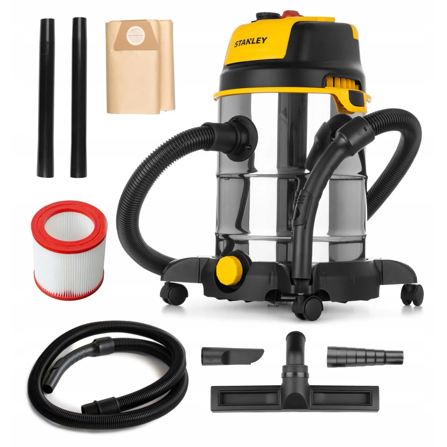 Stanley Odkurzacz do pracy na sucho i na mokro SXVC30XTDE 1600W 30L