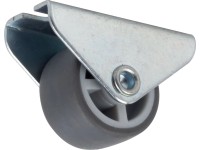 Domino Koło z płytką stałą 30mm 15kg guma