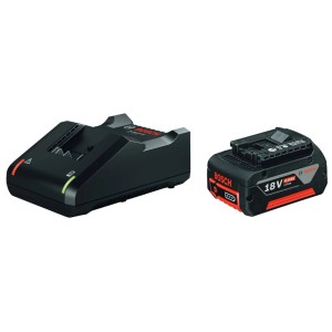 Zestaw startowy akumulatora Bosch Professional: akumulator 18 V (4 Ah) i ładowarka GAL 18V-40.