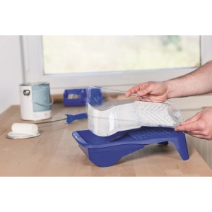 Zestaw wałków malarskich t.b.t. z kuwetą i kratką.