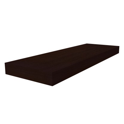 Półka samowisząca heban 60 cm x 24 cm