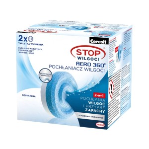 Ceresit Stop Wilgoci Aero 360° wkład, 2 sztuki, do pochłaniaczy wilgoci.