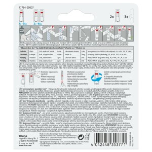 Tesa t.b.t. wieszaki samoprzylepne, wielokrotnego użytku, do gładkich powierzchni.