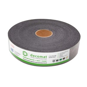 Szara mata osłonowa t.b.t. na ogrodzenie w rolce.