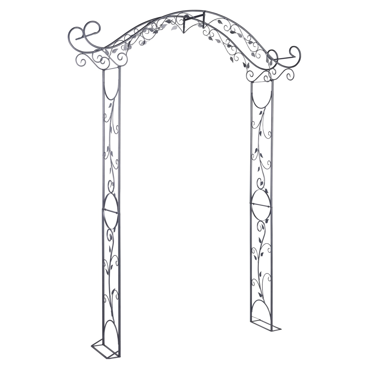 Pergola żelazna szara - wys. 235 cm