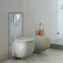 Grohe QuickFix Stelaż podtynkowy Solido WC z chromowanym przyciskiem Skate Cosmopolitan.