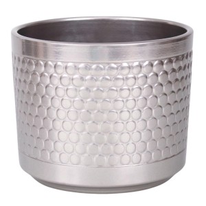 Osłonka Cylinder chrom 12,5 cm - 6 szt.
