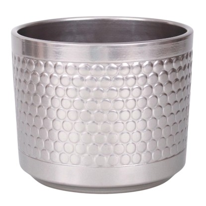 Osłonka Cylinder chrom 12,5 cm - 6 szt.