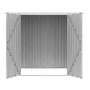 Domek ogrodowy metalowy Kent Cold Grey - 222x149 cm, wys. 194 cm