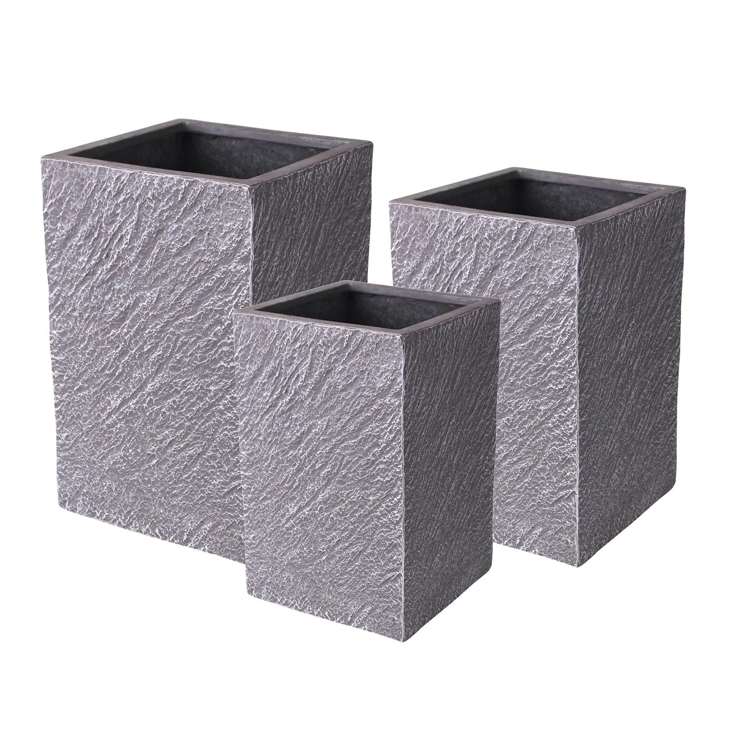 Donice Livia grafitowe 3 sztuki