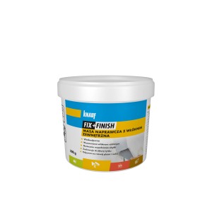 Knauf Fix & Finish Masa naprawcza z włóknami do zastosowań zewnętrznych, Biała, Wiadro
