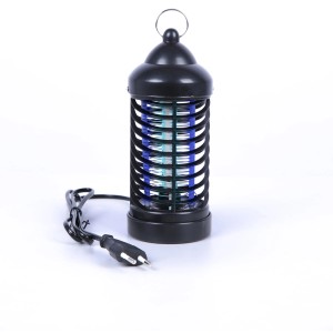 Czarna lampa owadobójcza ze światłem UV do zwalczania szkodników.