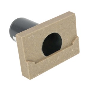 Widok z góry t.b.t. do odwadniania liniowego ze złączką.