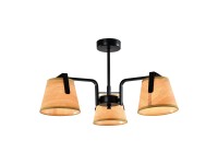 Candellux Lampa wisząca Amberg 3x40W E27 czarna