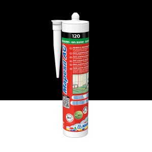 Kasetka silikonu Mapesil AC 120, odpowiednia do zastosowań silikonowych i akrylowych.