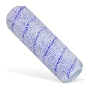 Wałek malarski t.b.t., wzór niebiesko-biały.